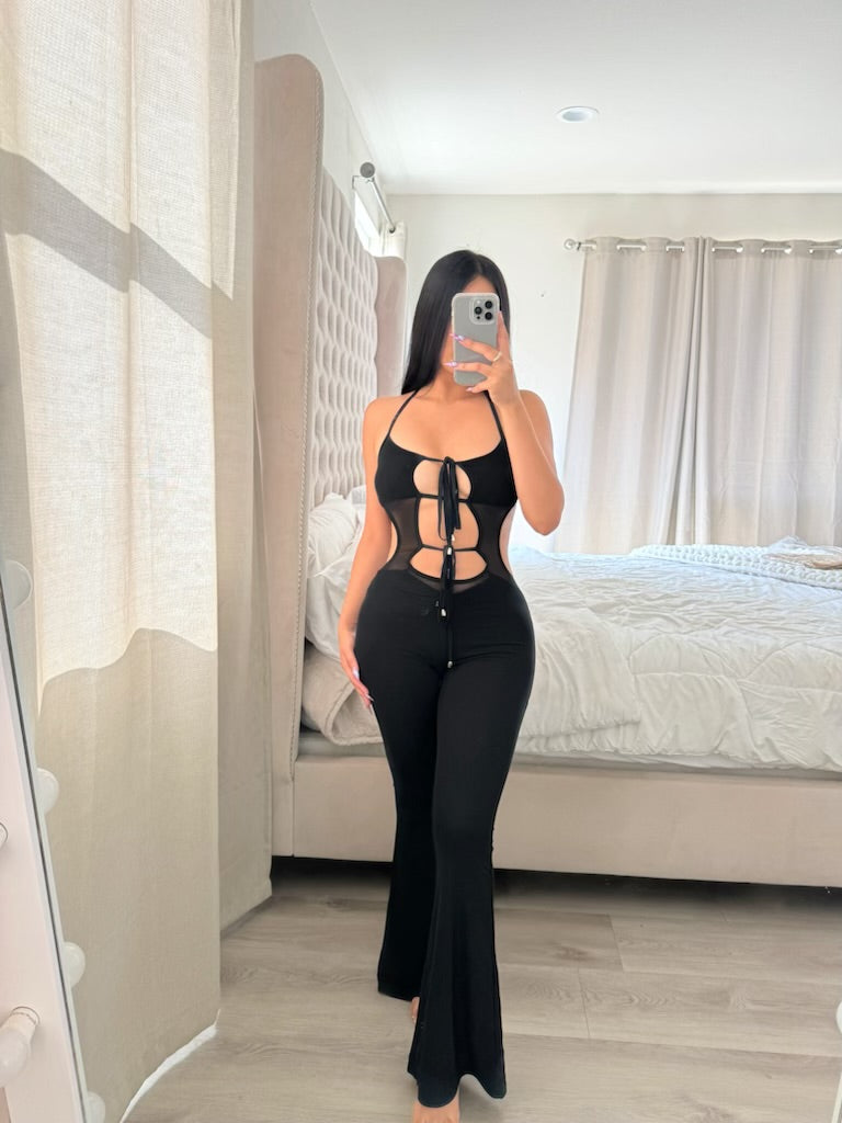 Clara jumpsuit ( black) 0339