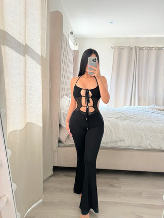 Clara jumpsuit ( black) 0339