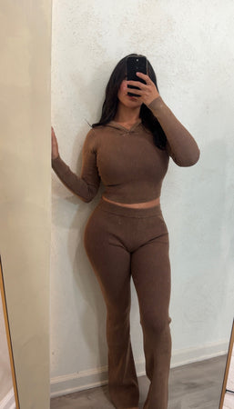 Amy ribbed two piece set 80083