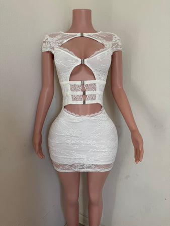 Brook dress (white) 40533