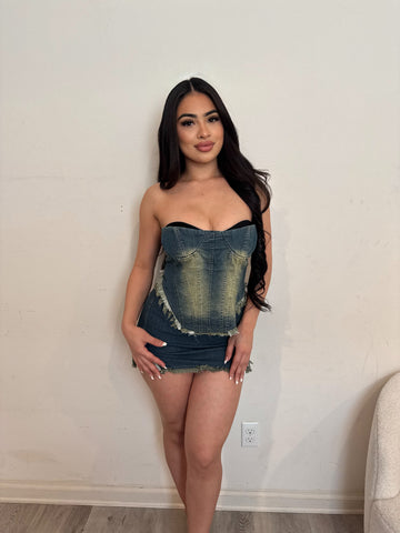Abigail set ( medium blue) 10825