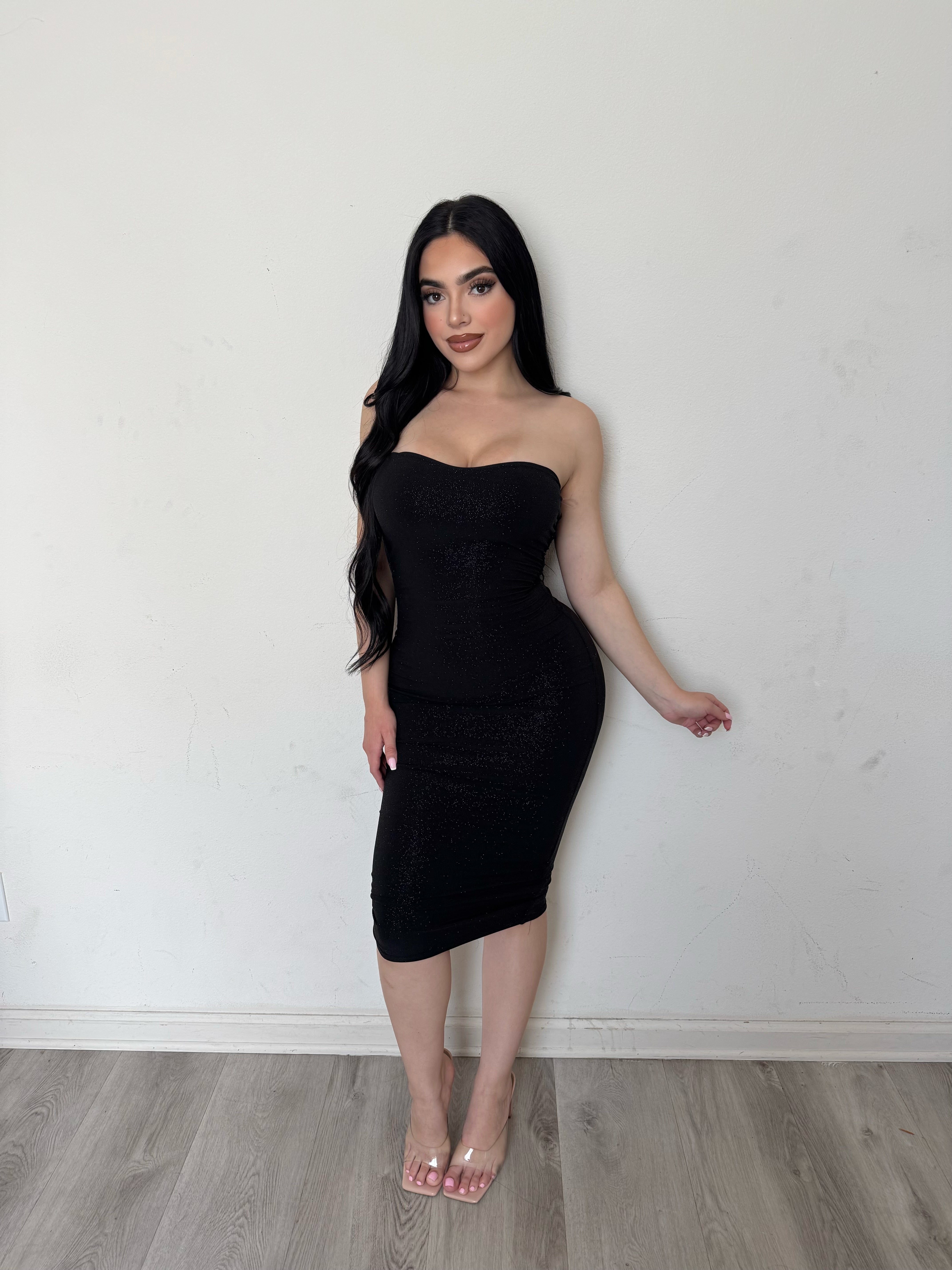 Mary glitter dress 388 (black)