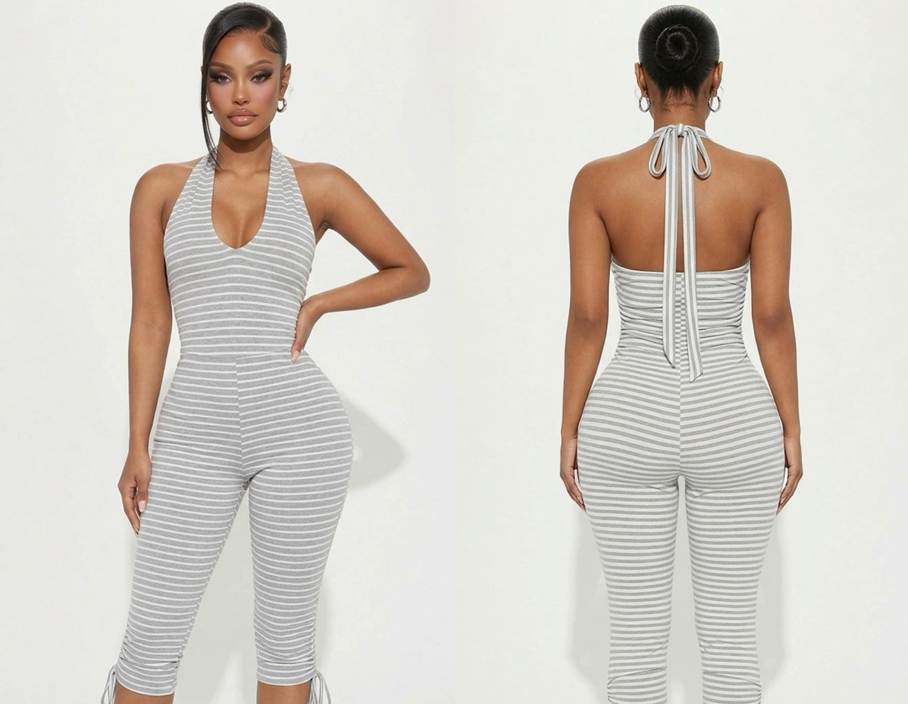 Liss stripe jumpsuit