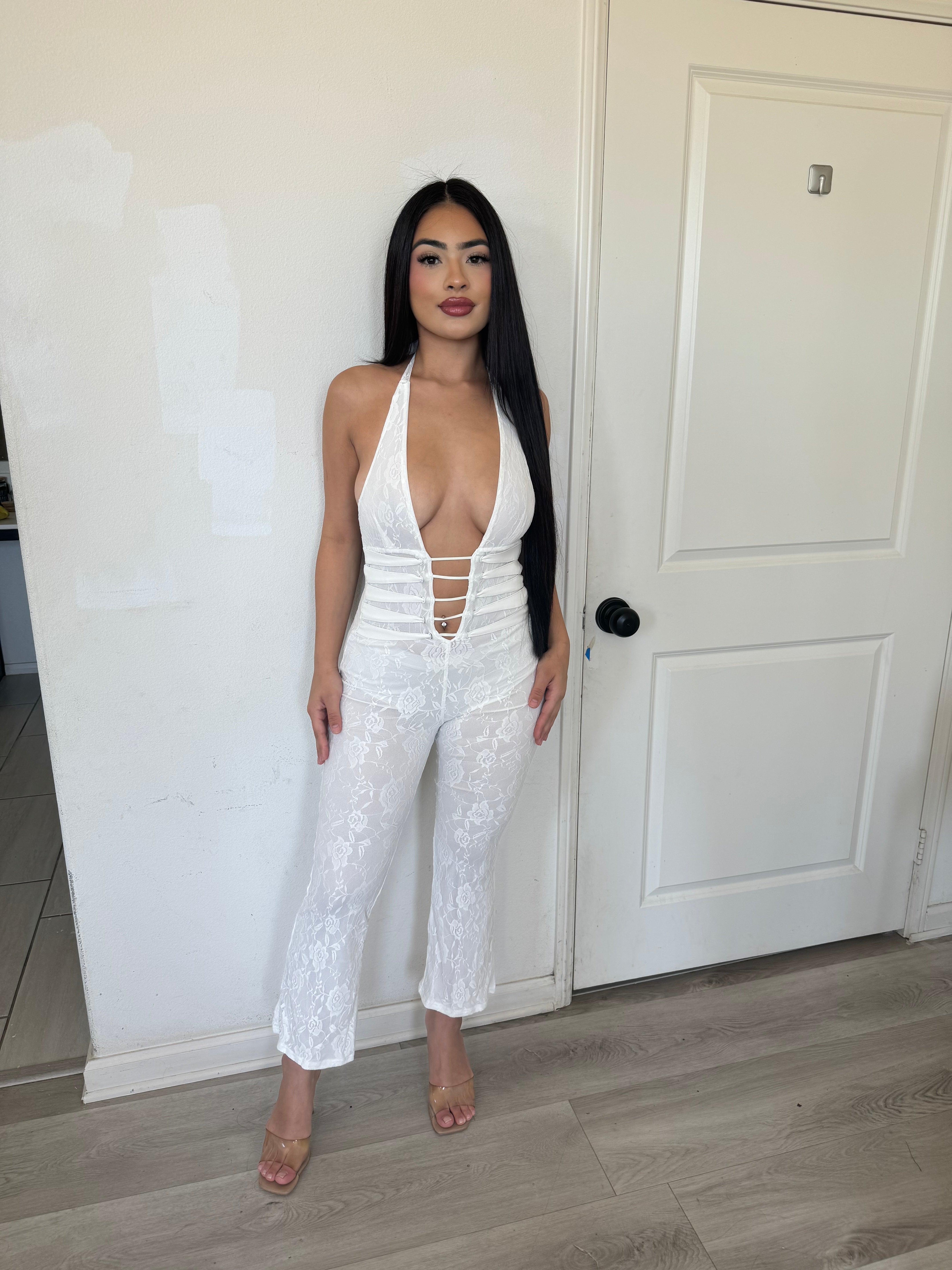 Ferny jumpsuit (white) 4202