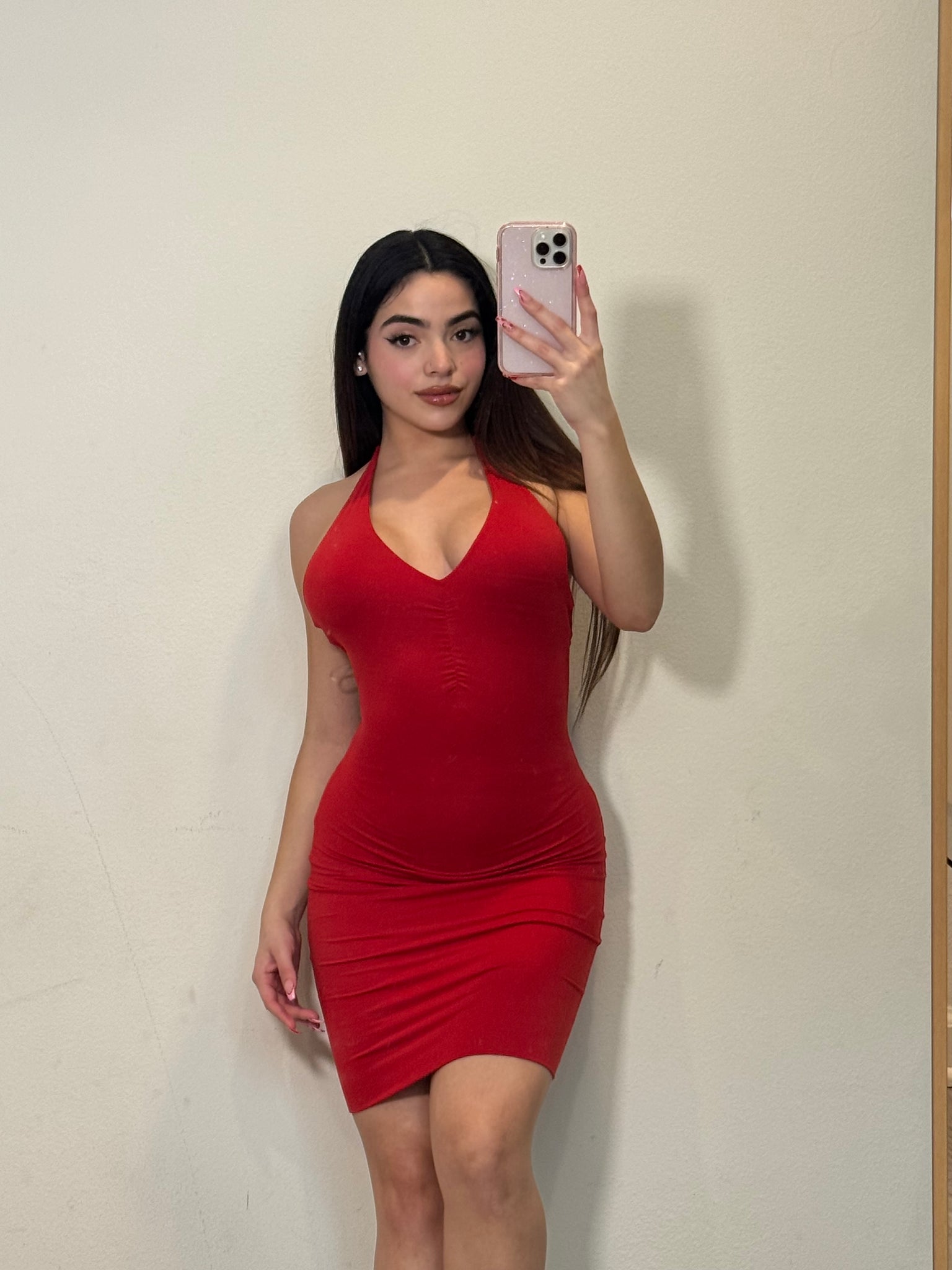 Melanie short dress (red)1055