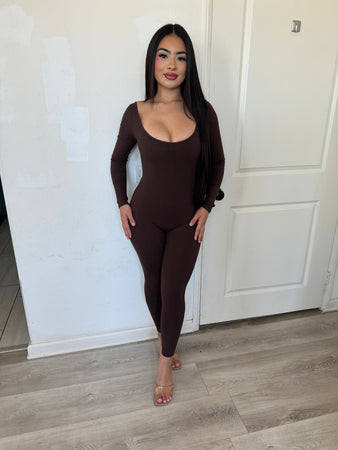 Ash jumpsuit (Chocolate) 2113