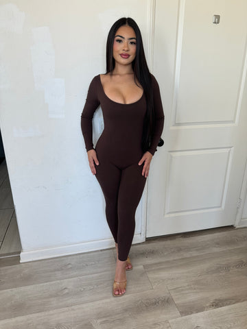 Ash jumpsuit (Chocolate) 2113