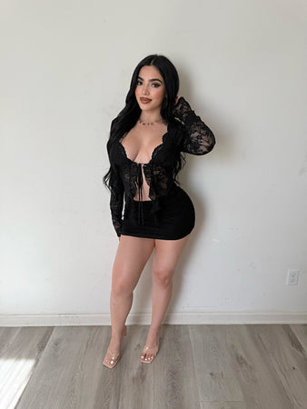Obiana two piece set (Black) 50173