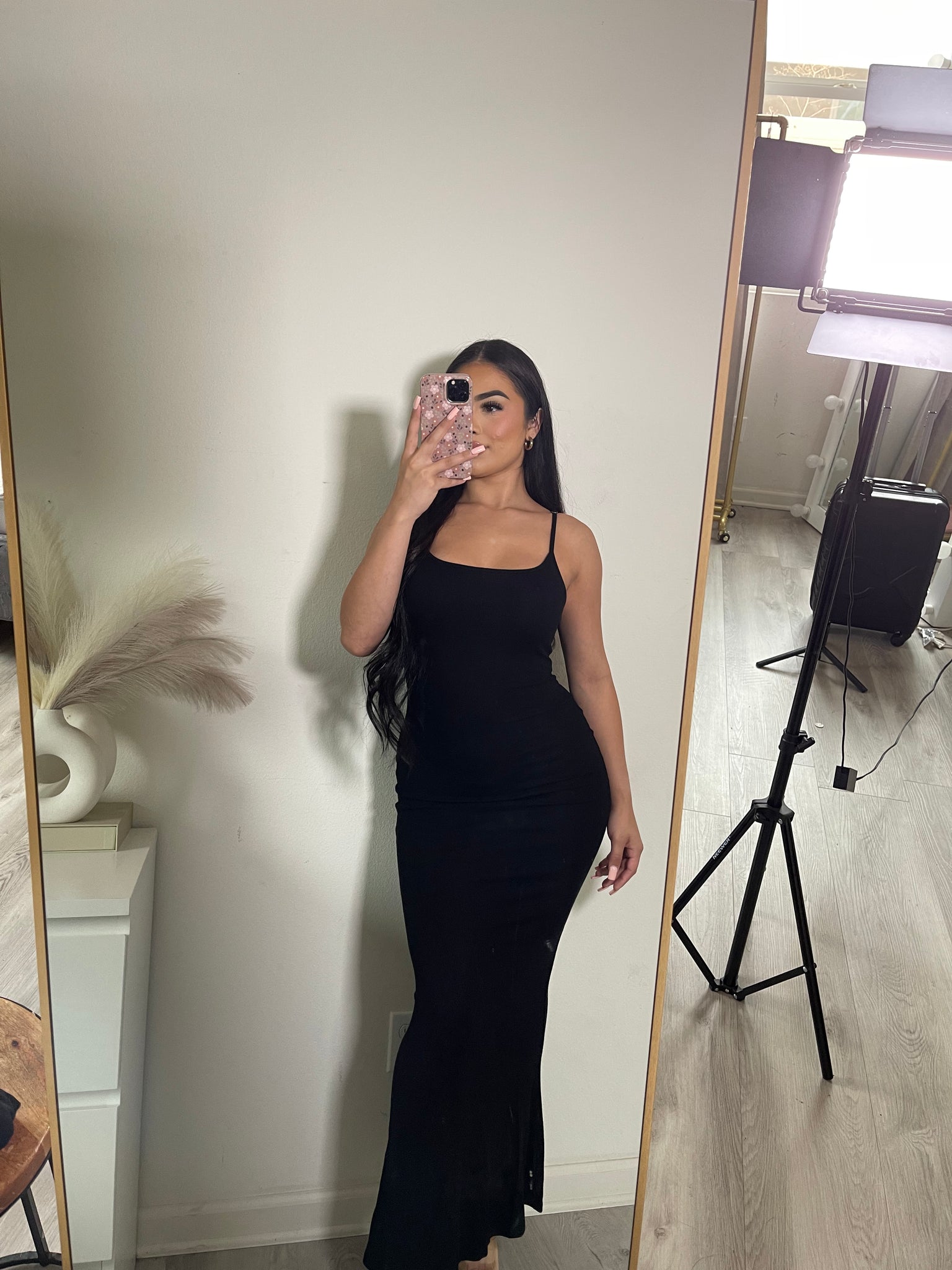 Mimi Spaghetti dress (black) 14986