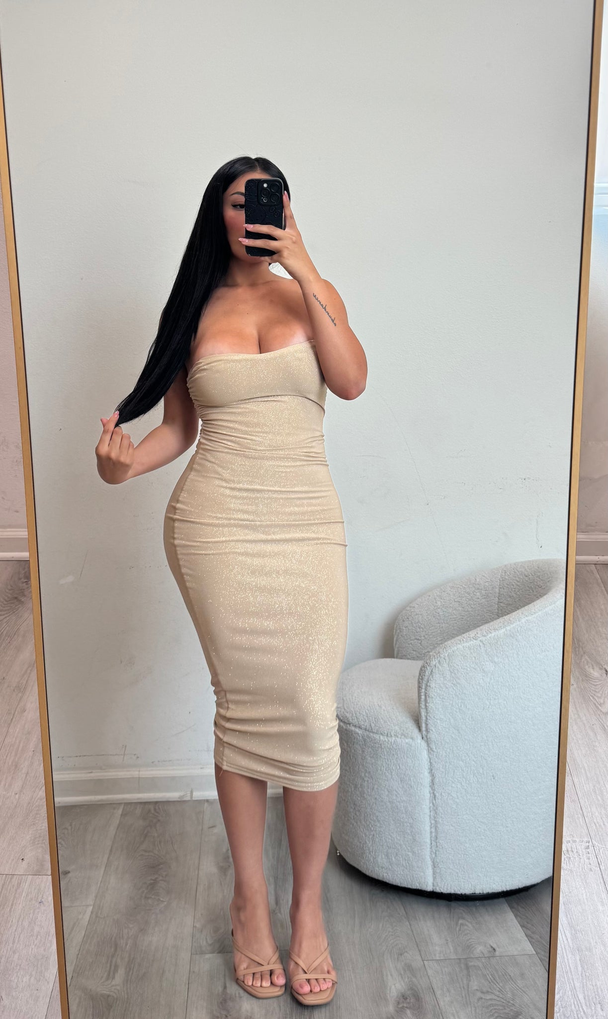 Mary glitter dress 388 (gold)