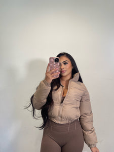 Kailee Padded puff jacket (taupe )2349