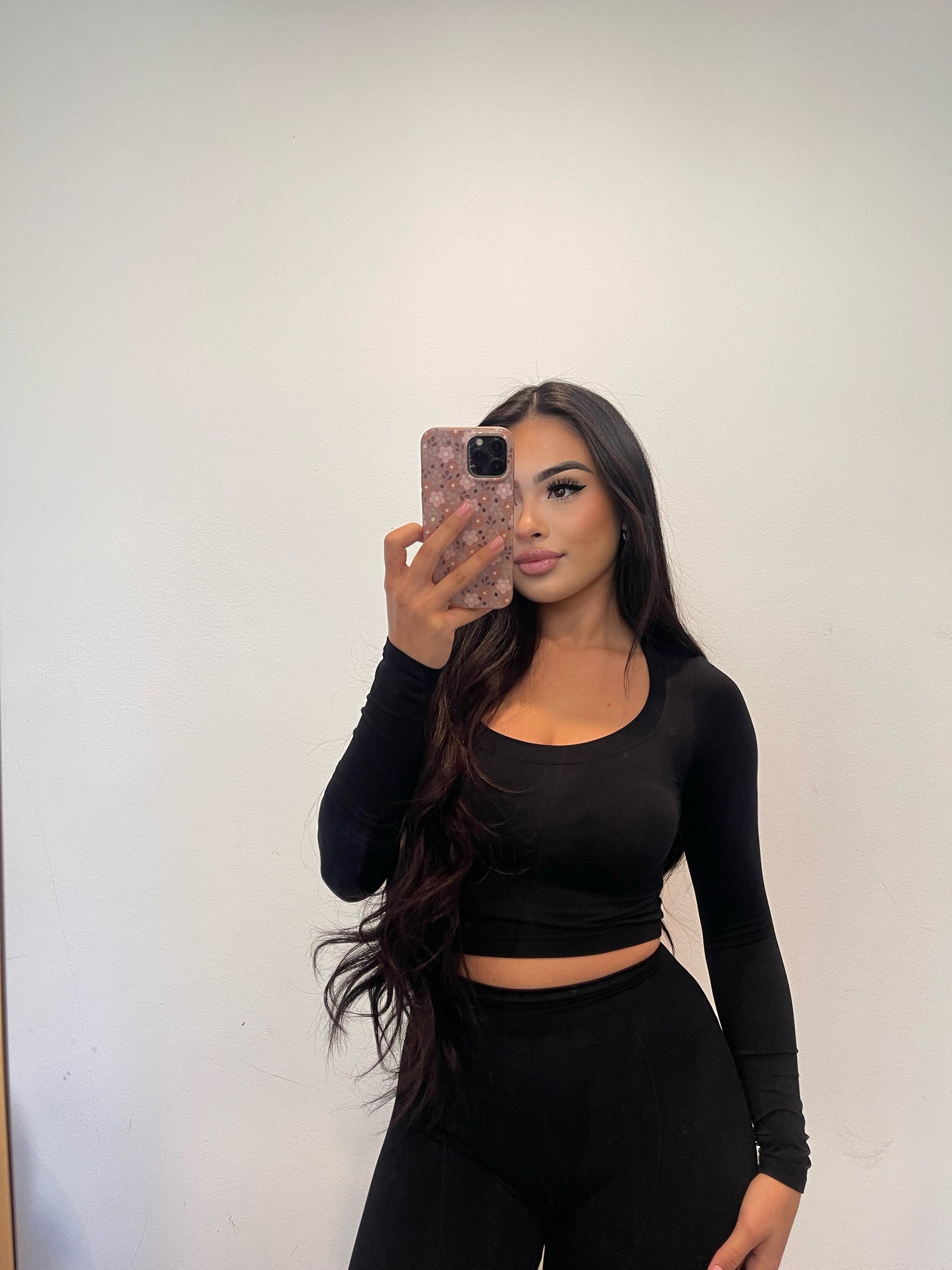 Seamless long sleeve top 52510 black