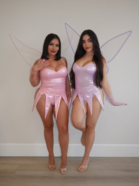 Made a wish sexy fairy costume ( pink)3-069