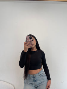 Hely double layer top 6479 (black)