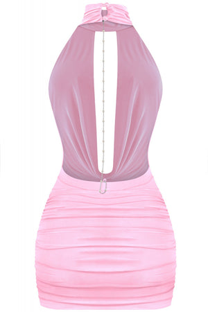 Cassie dress pink 8483