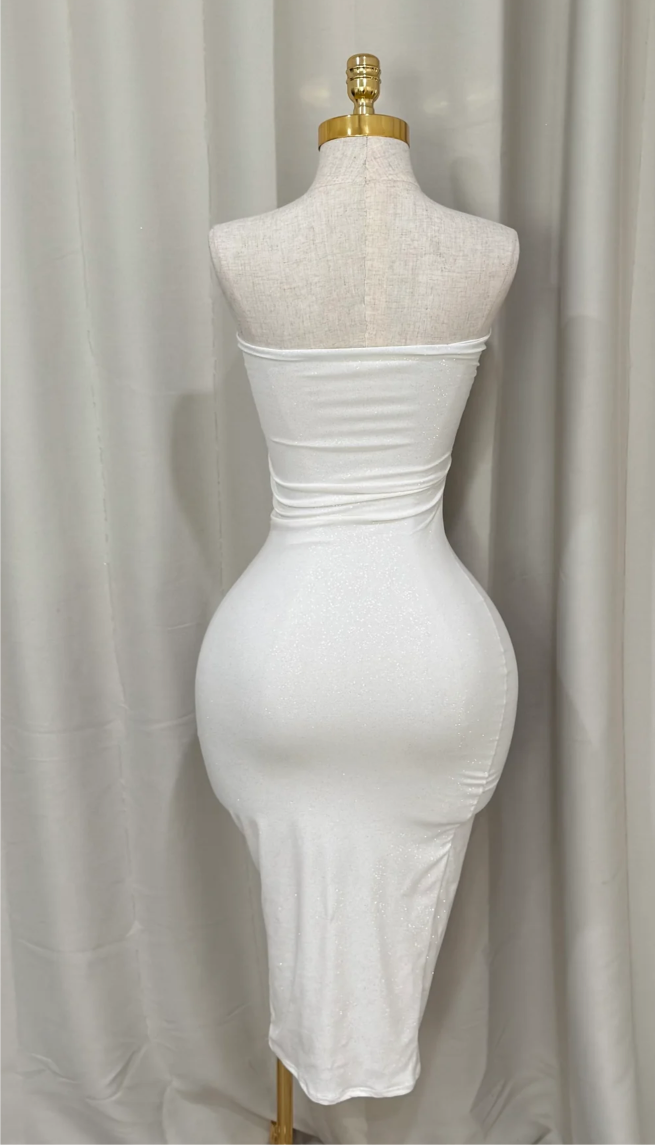 Mary glitter dress 388 (white  )