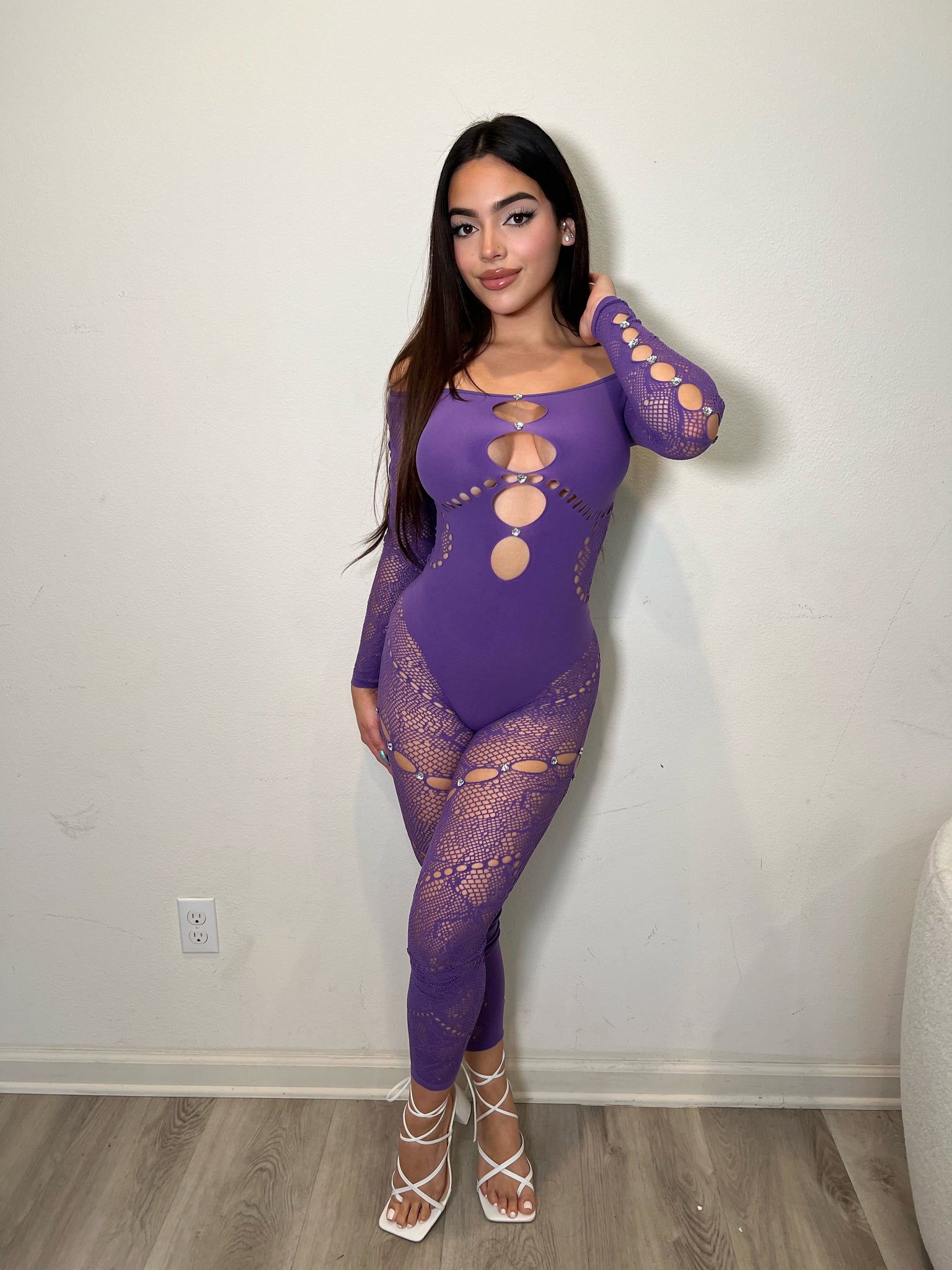 It girl jumpsuit (purple)1024