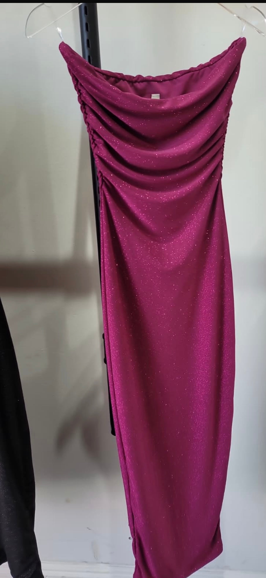 Mary glitter dress 388 (fuchsia)
