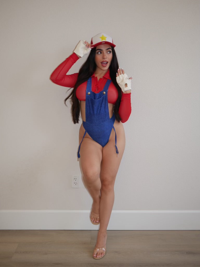 It’s Miami video game costume( red)3-200