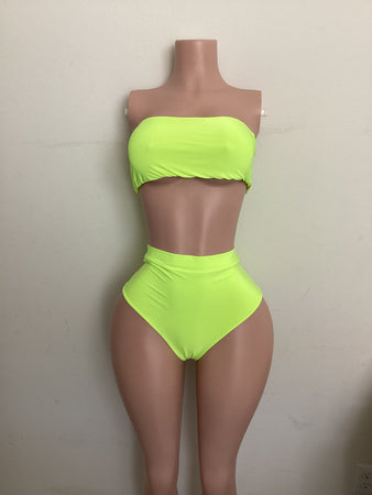 Neon bikini set