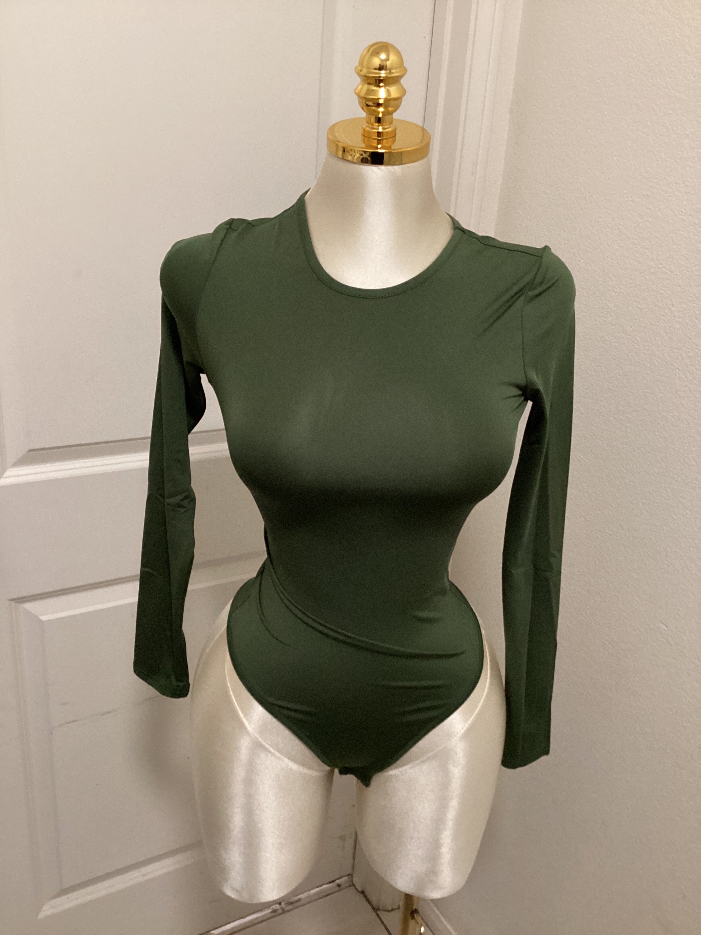 Perla bodysuit (olive)7502