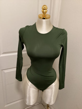Perla bodysuit (olive)7502