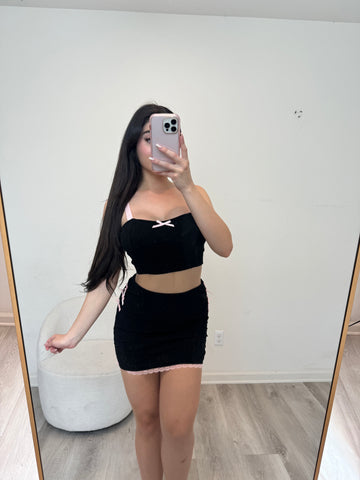 Kamila two piece set ( black) 0059
