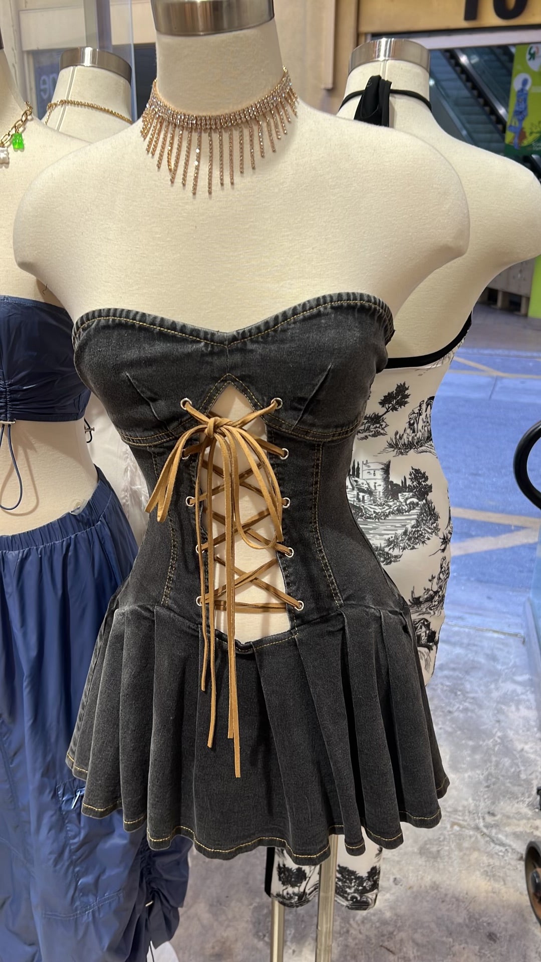 Darlen denim dress 11022