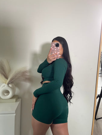 anahy two piece set (green) 3163