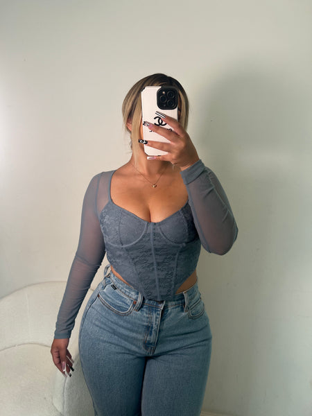 Baylene long sleeve (french blue) 29298