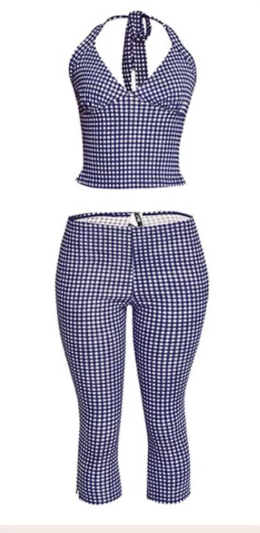Val two piece set (Blue) 3108