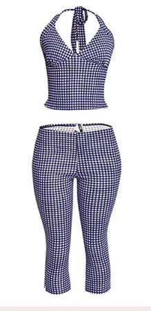 Val two piece set (Blue) 3108