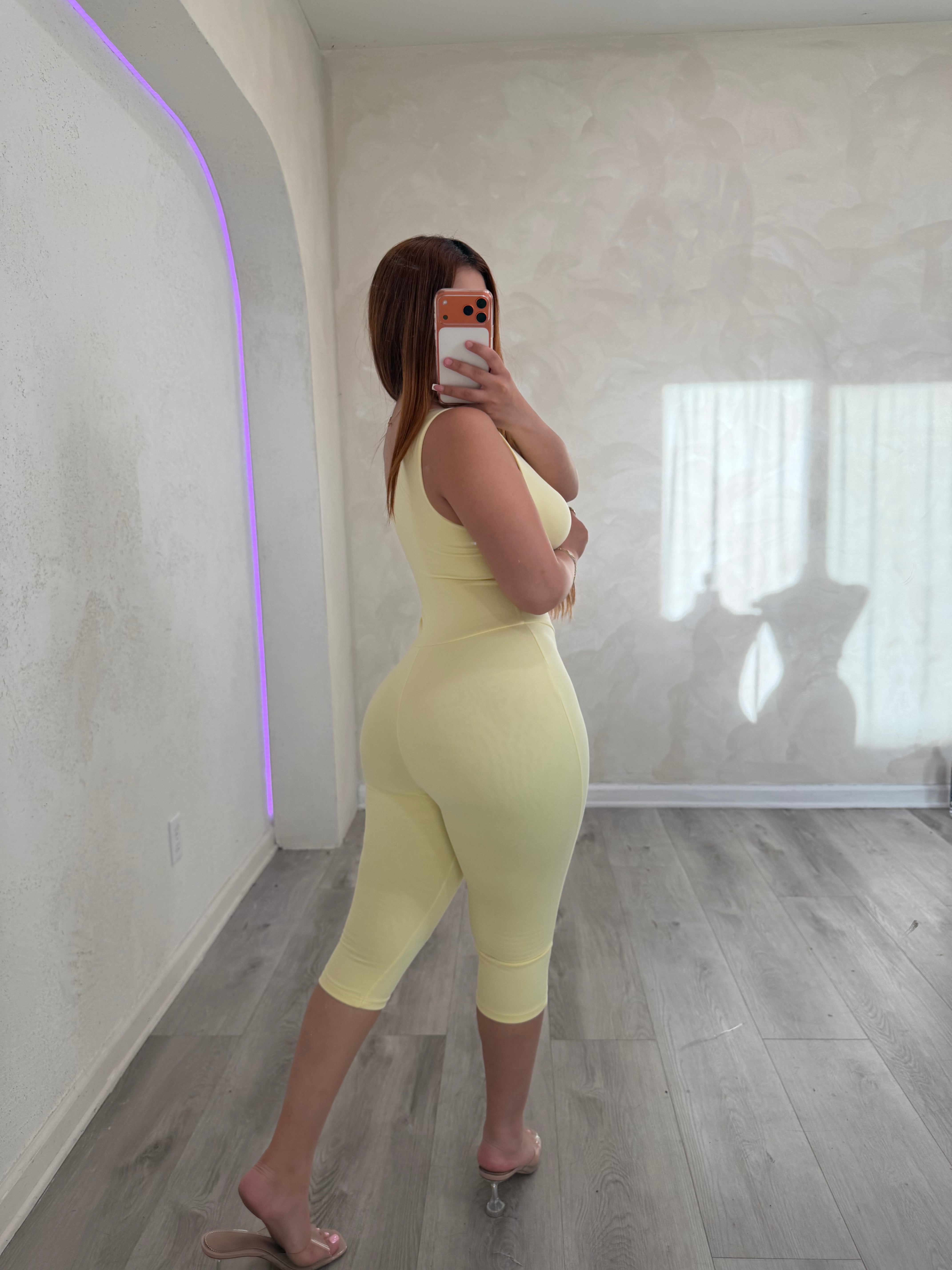 Ash ribbed jumpsuit