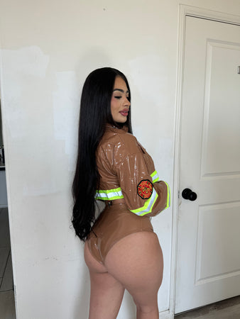 Fire fighter costume tan