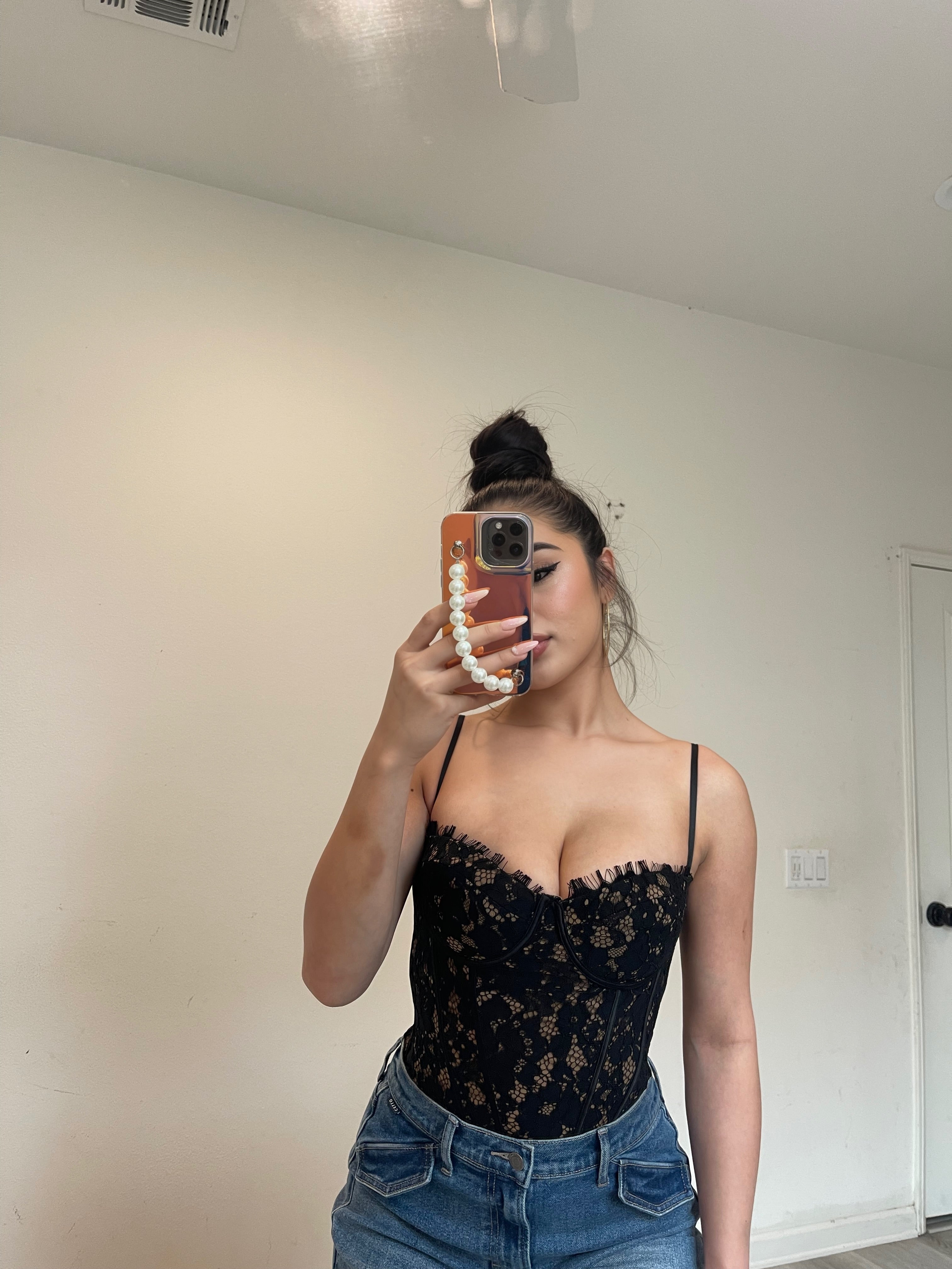 Gabriela lace corset (black) 28427