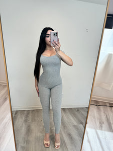 Short sleeve jumpsuit ( grey) 3012
