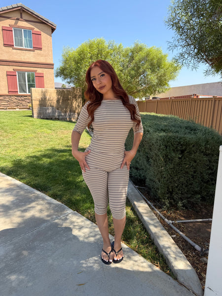 Lola stripe two piece set