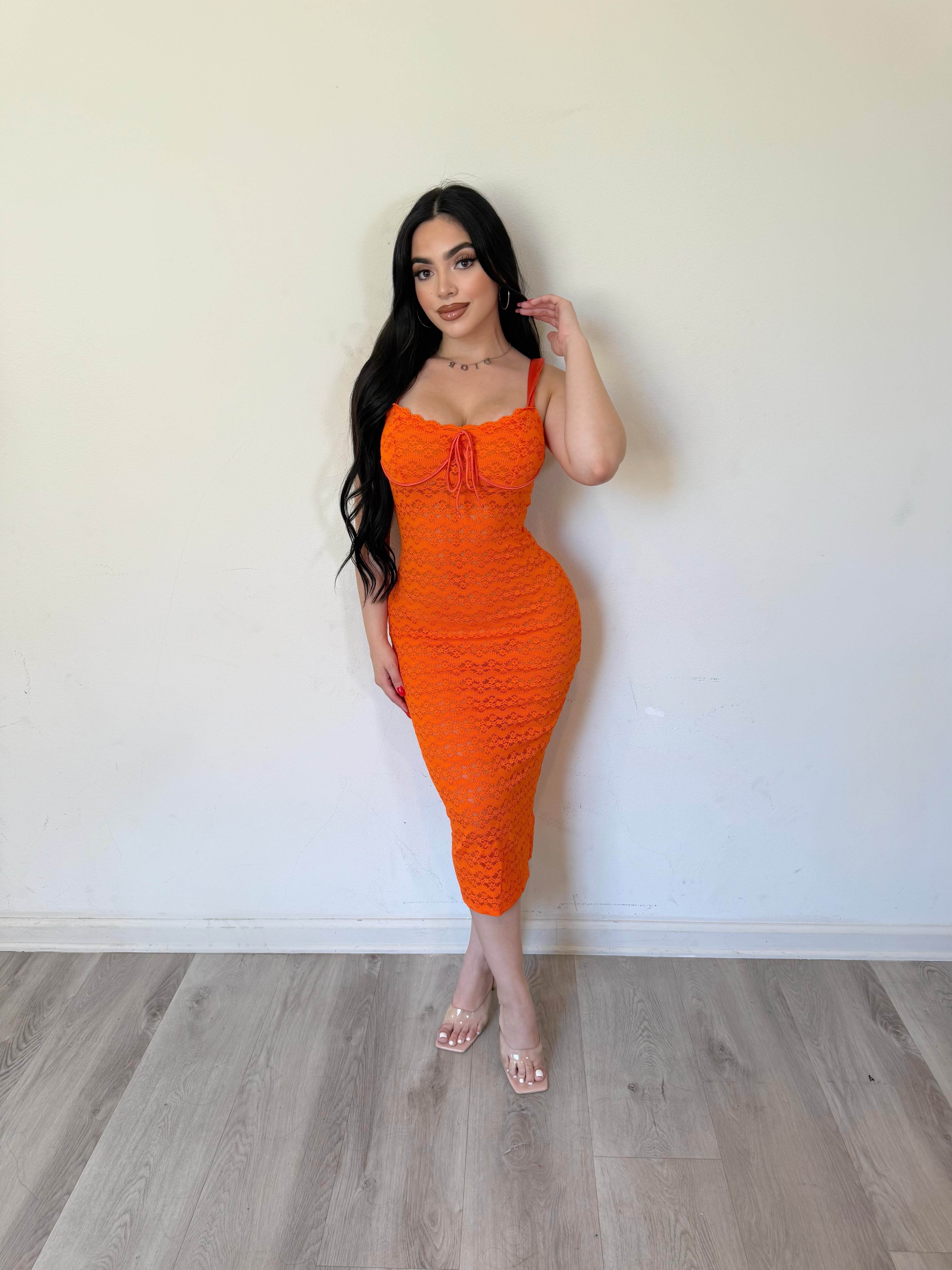 Catherine dress (orange)60090