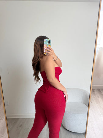 Lexy two piece set (red) 100
