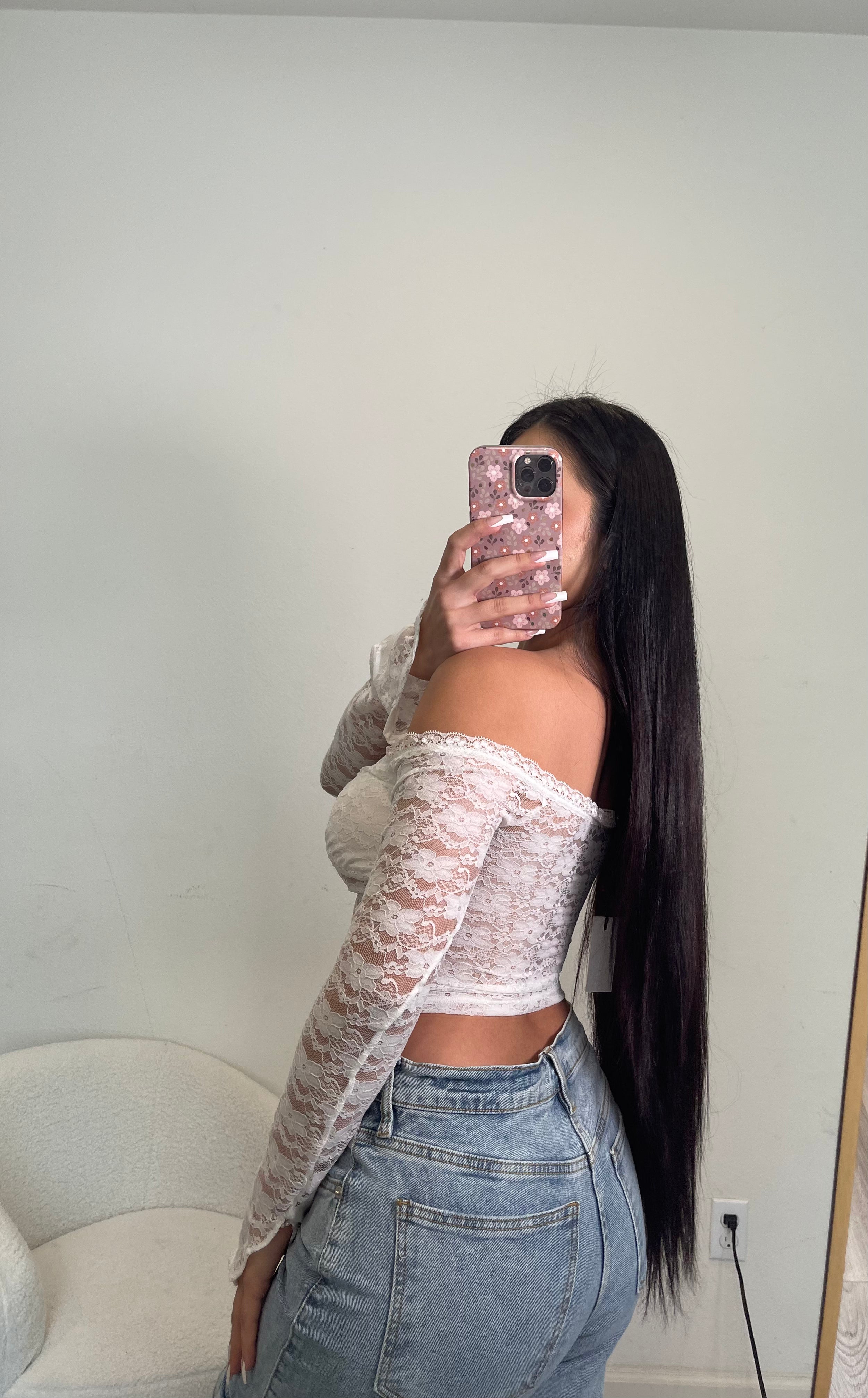 Nathali lace long sleeve