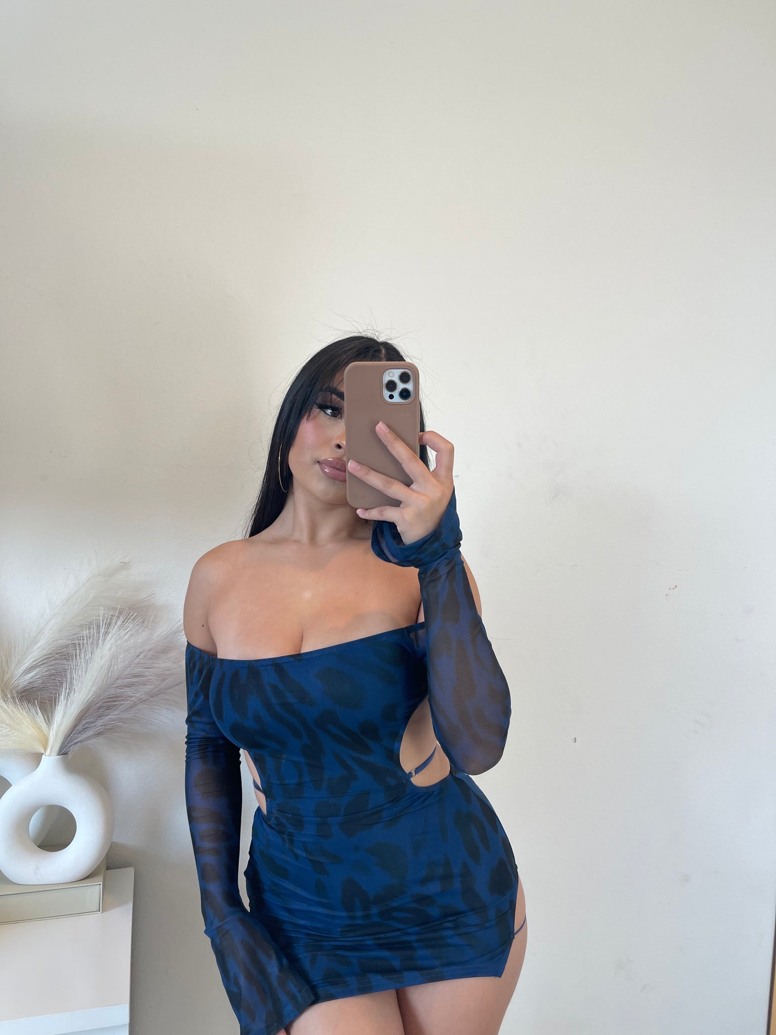 Nini dress (blue mix) 10177