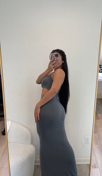 Lindsey dress (charcoal )6281