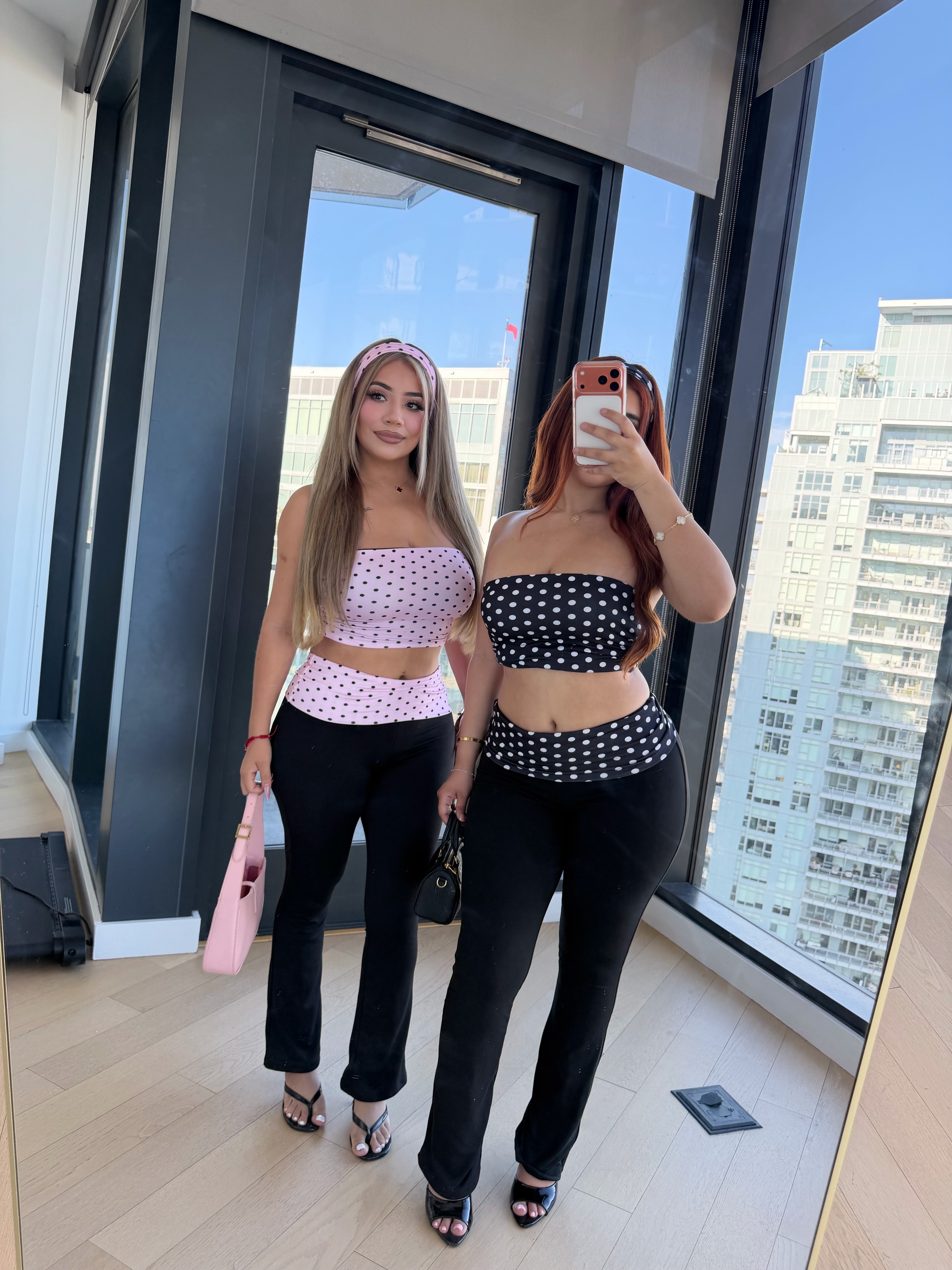 Karla polka dot set