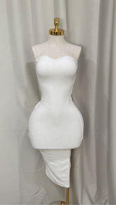 Mary glitter dress 388 (white  )