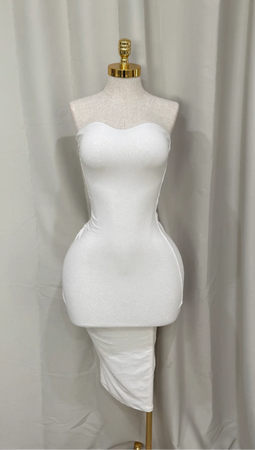 Mary glitter dress 388 (white  )