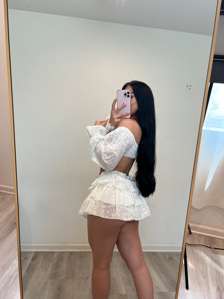 Cherry 2 piece set ( white) 10693