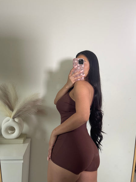 Ninia spaghetti romper 1515 (brown)