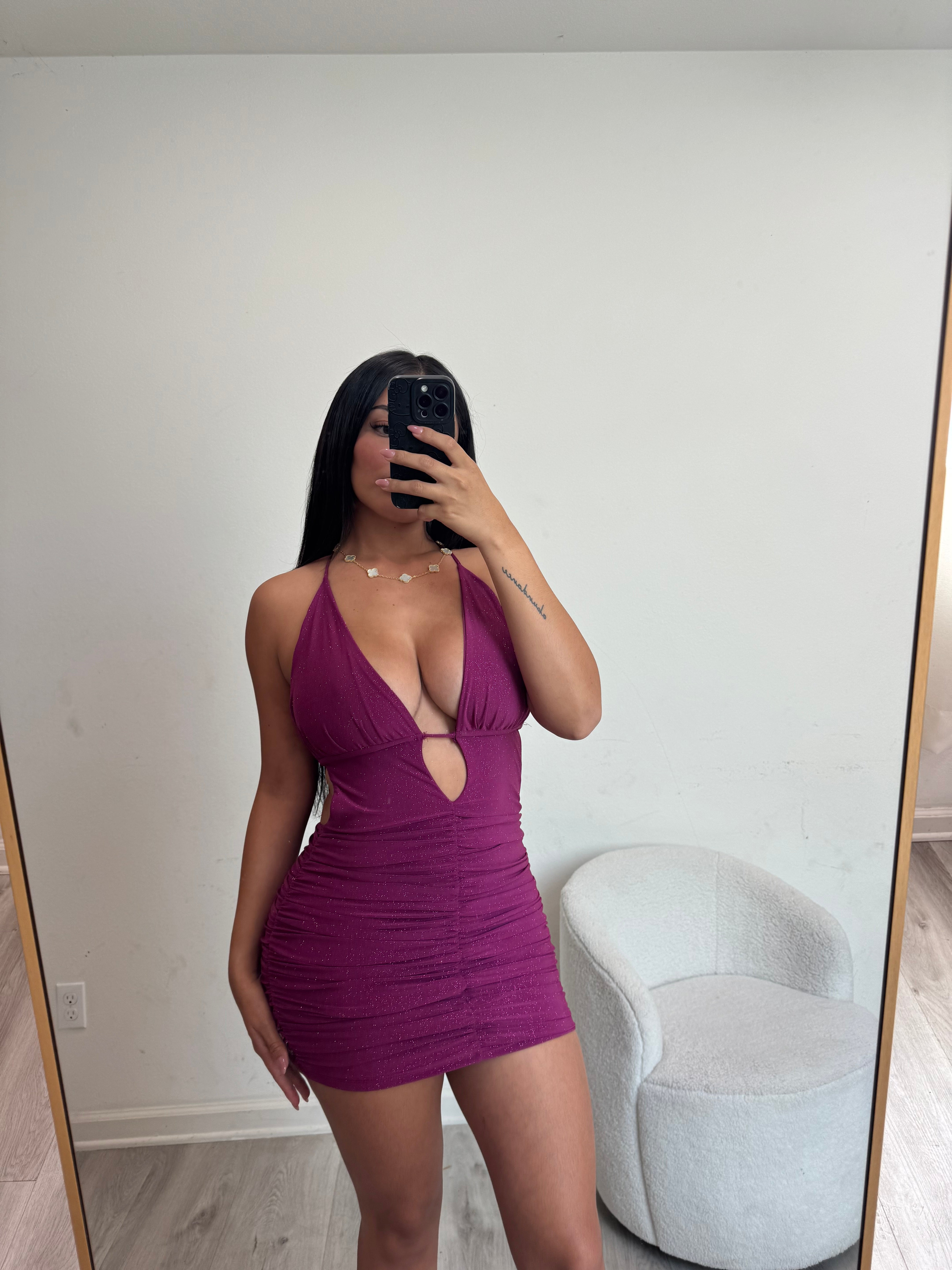 Hailey glitter dress 1014