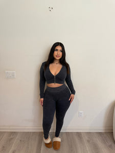 Paisly Two Piece set 54233 (black)