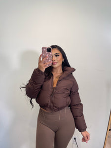 Kailee Padded puff jacket (brown)